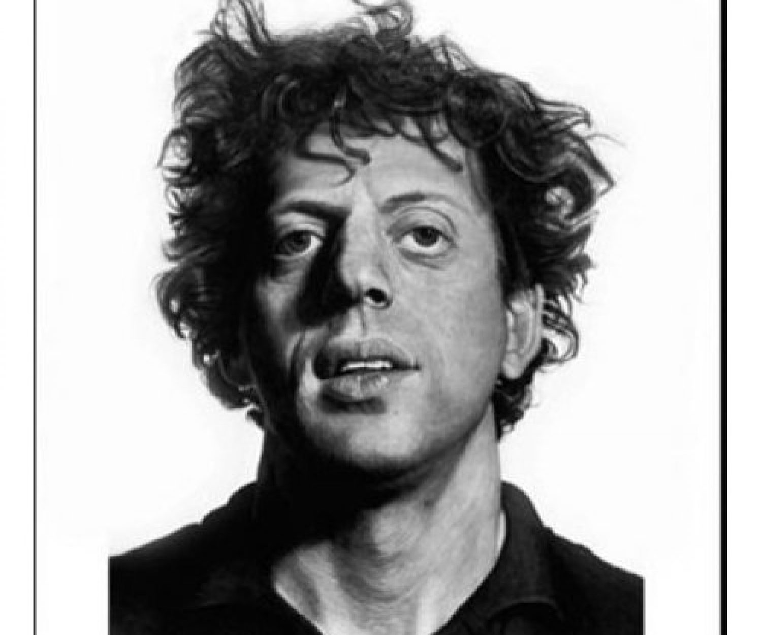 Philip Glass Portrait by Chuck Close
